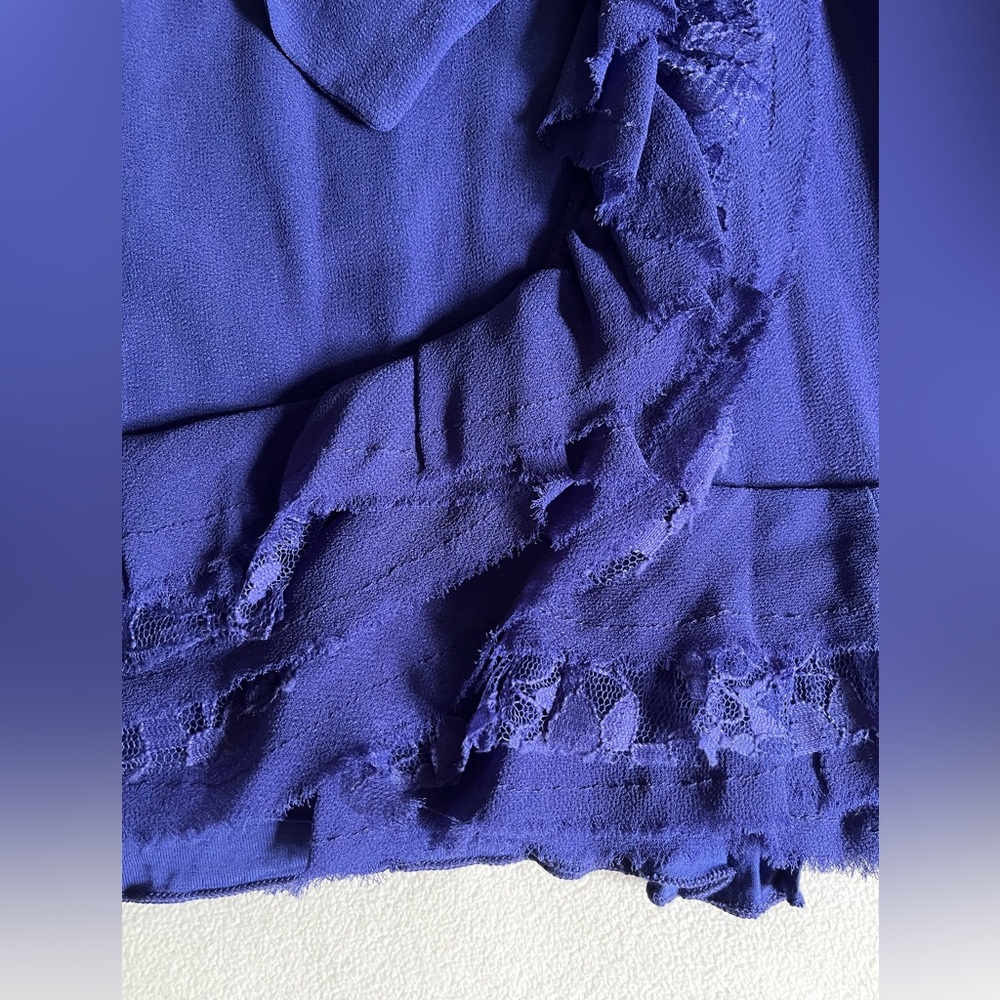 Blue Ruffled Dress - Picture 6 of 9